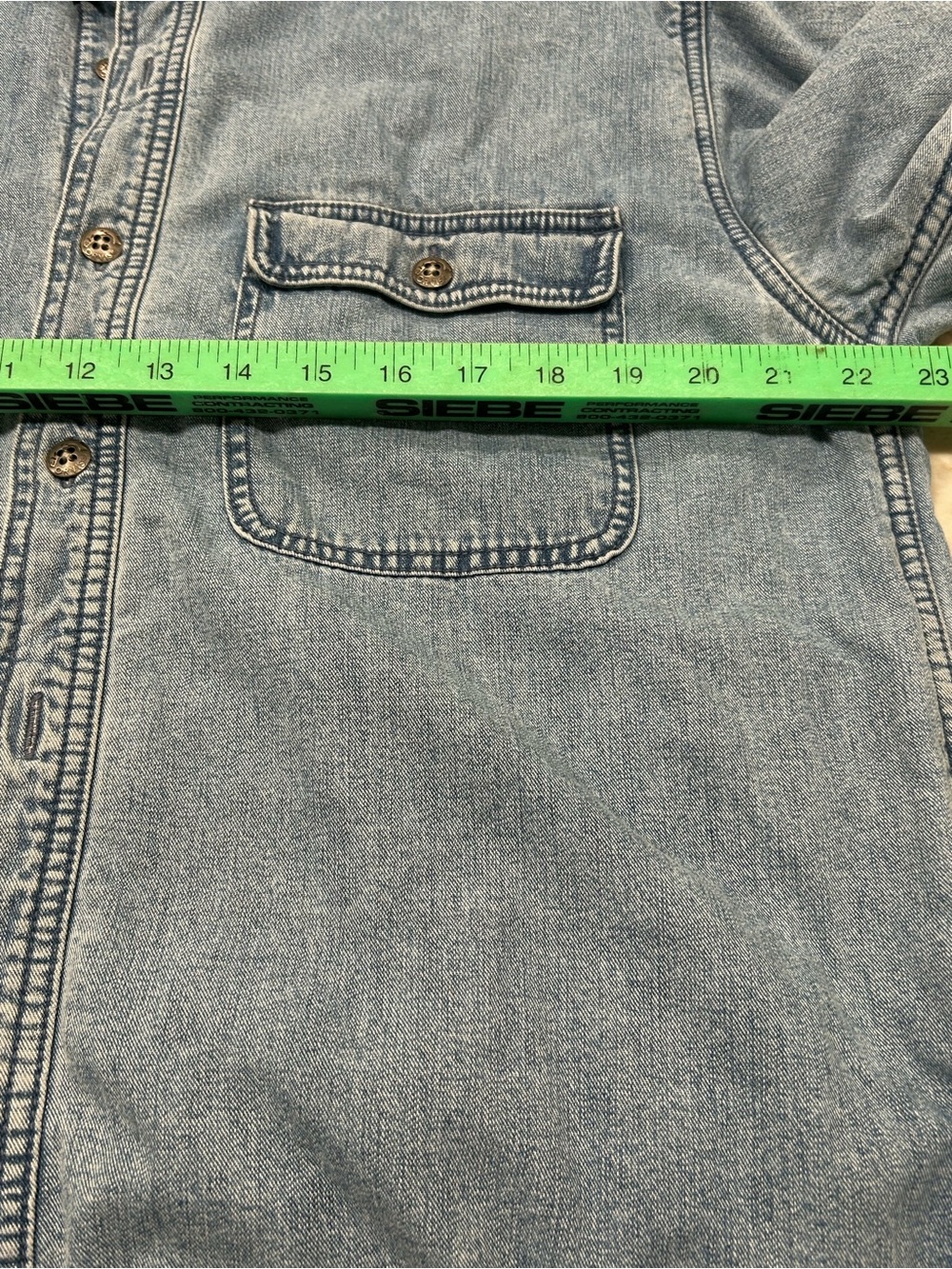 Vintage Orvis Fleece Lined Denim Shirt Jacket Blue Medium 90’s Grunge Gorpcore - Picture 11 of 12